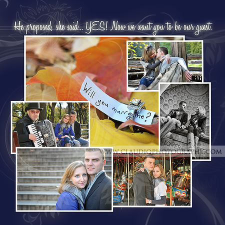 save the date card